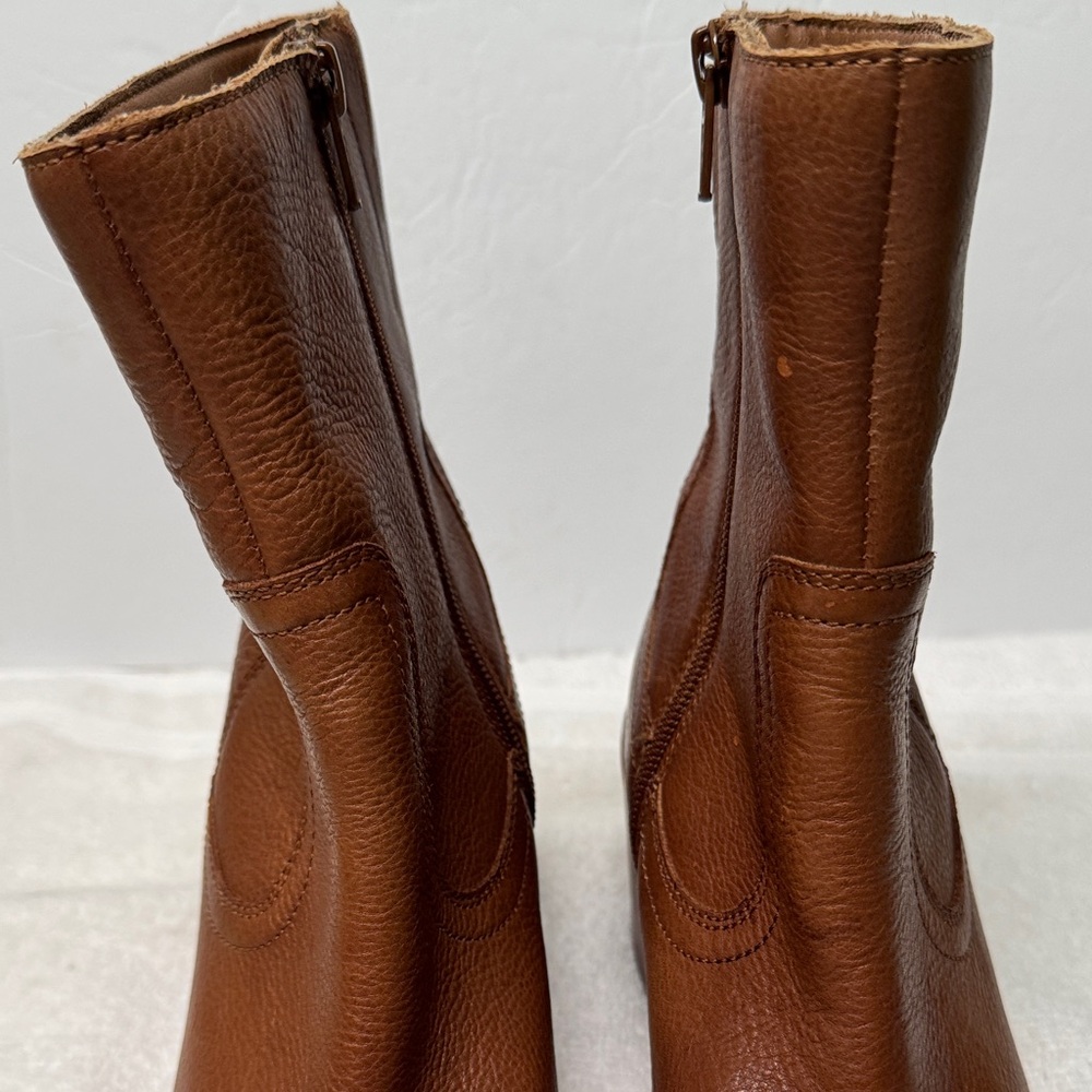 Seychelles Cognac Turbulent Ankle Boots Size 6.5 - Picture 9 of 16